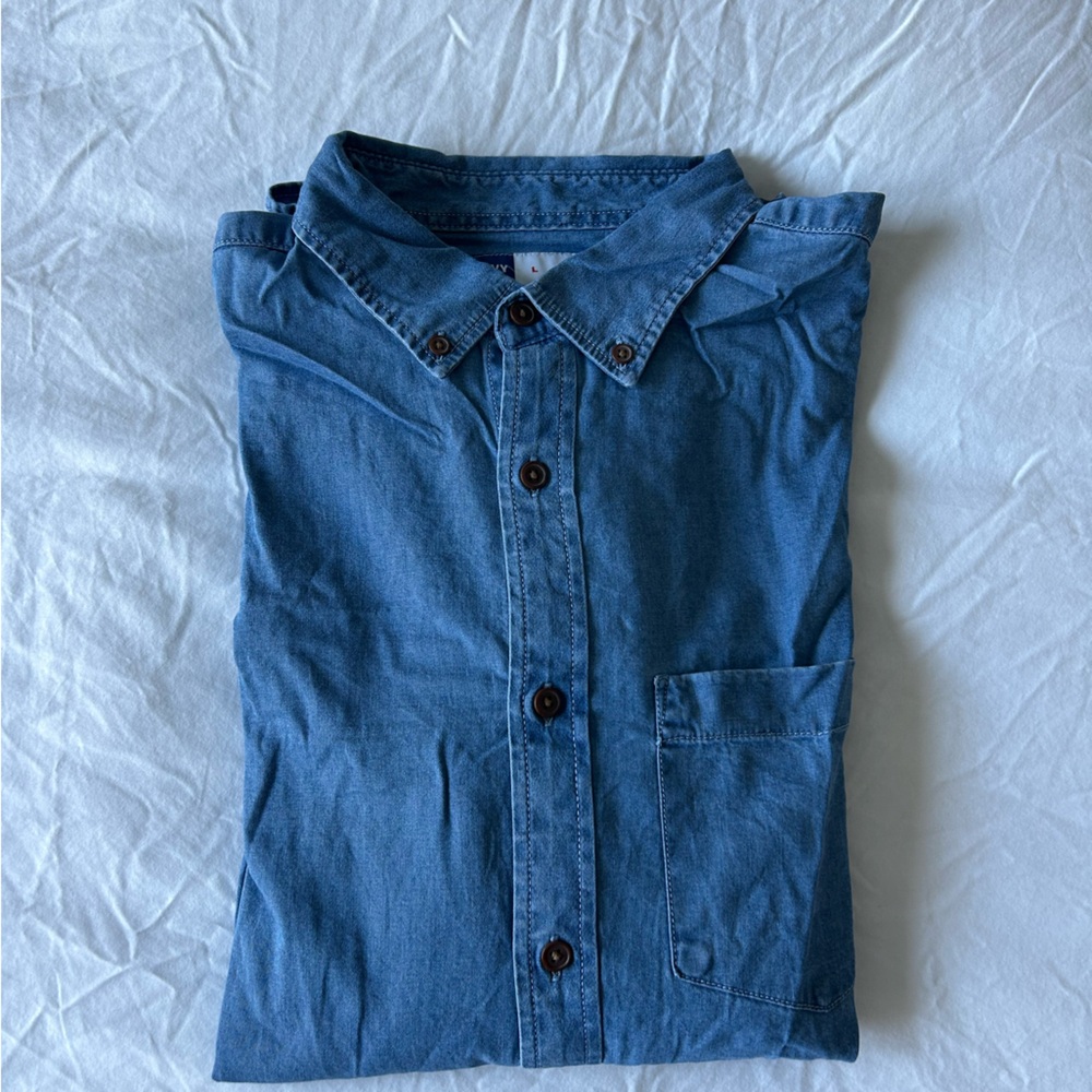 Denim Button Up - image 3